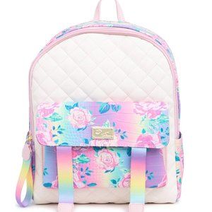 NWT Betsey Johnson Croc Embossed Backpack